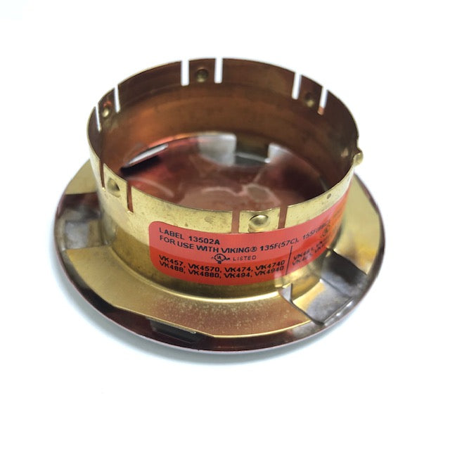Viking 13504 Concealed Escutcheon Label 13502 - 2 3/4" Diameter - Available In Multiple Colors And Temperatures - W522