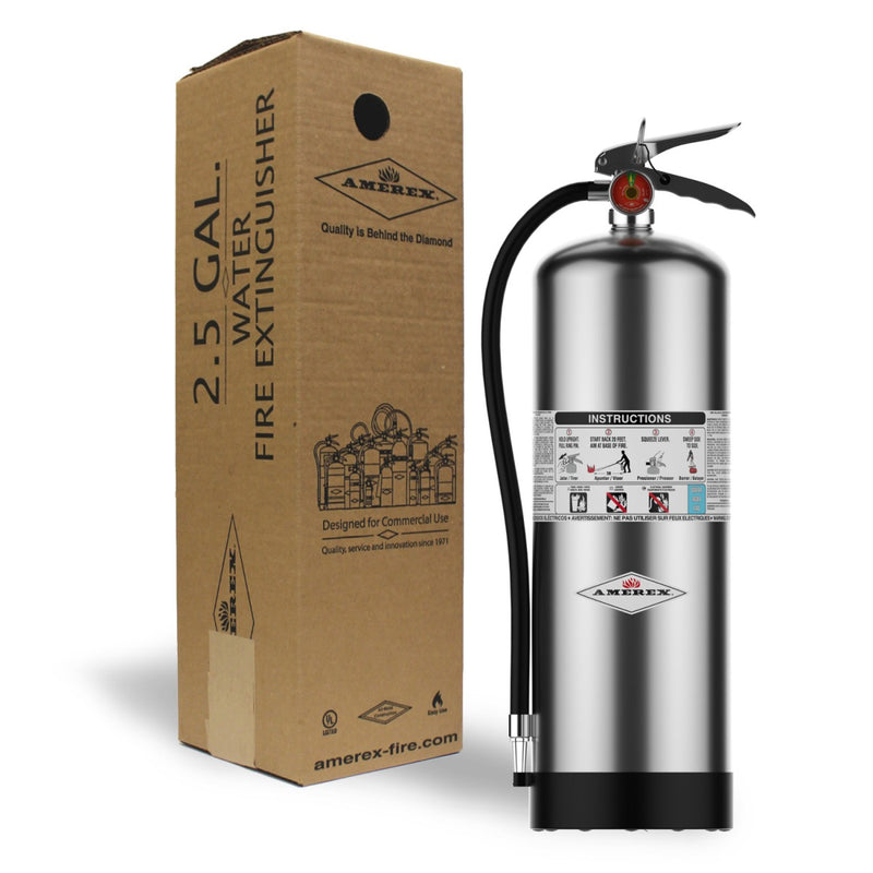 Amerex® 240 Water Based Fire Extinguisher 2.5 Gallon, 2A, With Wall Bracket, 00100 - WeSupplyIt.com