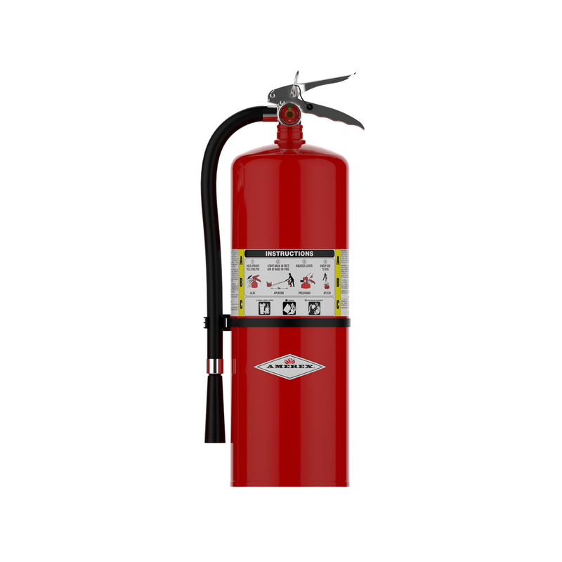 Amerex® 423 ABC Dry Chemical Fire Extinguisher 20lb, 10A120BC, With Wall Bracket, 01010 - WeSupplyIt.com