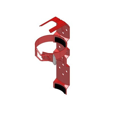Amerex® Model 817, Fire Extinguisher Vehicle Bracket, Red, 01089-P - WeSupplyIt.com