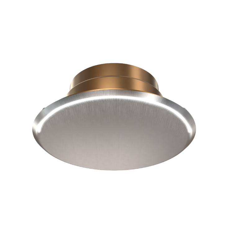 Viking Model B Cover 09804 Label 09806 Mirage Concealed Fire Sprinkler Cover Plate Escutcheon, Brushed Chrome, 165 Degree, 09804FC/B - WeSupplyIt.com