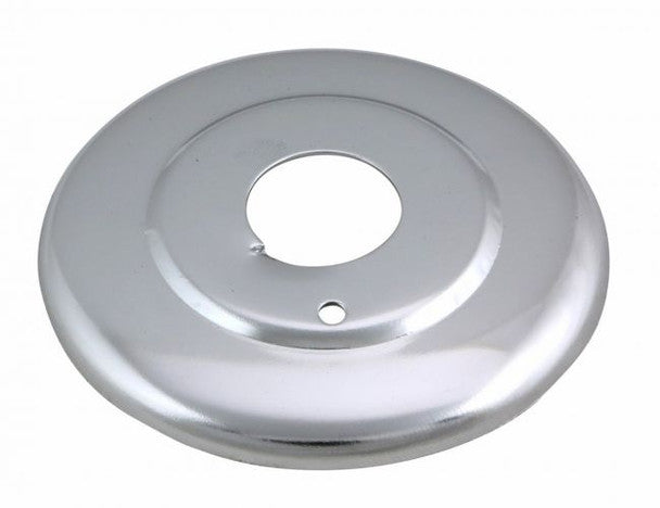 One Piece Canopy Escutcheon, Steel, 1/2" NPT, 1/4" Depth, Chrome - WeSupplyIt.com