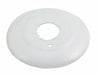 One Piece Canopy Escutcheon, Steel, 1/2" NPT, 1/4" Depth, White - WeSupplyIt.com