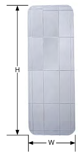 Cato Chief Fire Extinguisher Cabinet Replacement Clear Plexi Glass, 20lb Cabinet - 12075 - WeSupplyIt.com