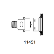 Viking Cover 11451 Label 11491A Concealed Fire Sprinkler Cover Plate Escutcheon, White, 135 Degree, 11451MA/W - WeSupplyIt.com