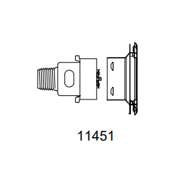 Viking Cover 11451 Label 11491A Concealed Fire Sprinkler Cover Plate Escutcheon, White, 135 Degree, 11451MA/W - WeSupplyIt.com