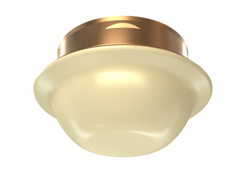 Viking Cover 12207 Label 12194 Domed Freedom Concealed Escutcheon, Ivory, 135 Degree, 12207MA/I - WeSupplyIt.com