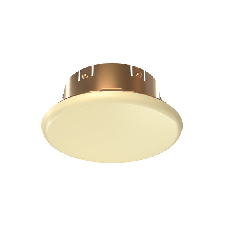 Viking Mirage Cover 23190 Label 23192C Thread On Concealed Fire Sprinkler Cover Plate Escutcheon, Standard 2 3/4" OD, Ivory, 165 Degree White Label, 23190MC/I - WeSupplyIt.com