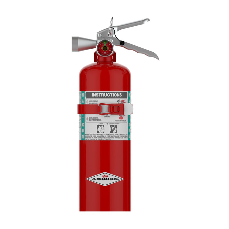 Amerex® B386T Halotron 1 Fire Extinguisher, 5 Pound, 5BC, With Vehicle Bracket, 15271 - WeSupplyIt.com