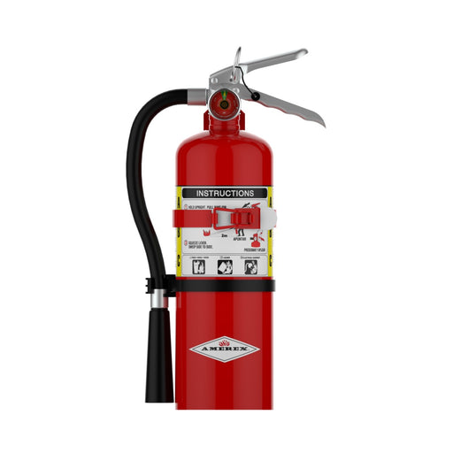 Amerex® B500T ABC Dry Chemical Fire Extinguisher 5lb, 2A10BC, With (1) Strap Vehicle Bracket, 15310 - WeSupplyIt.com