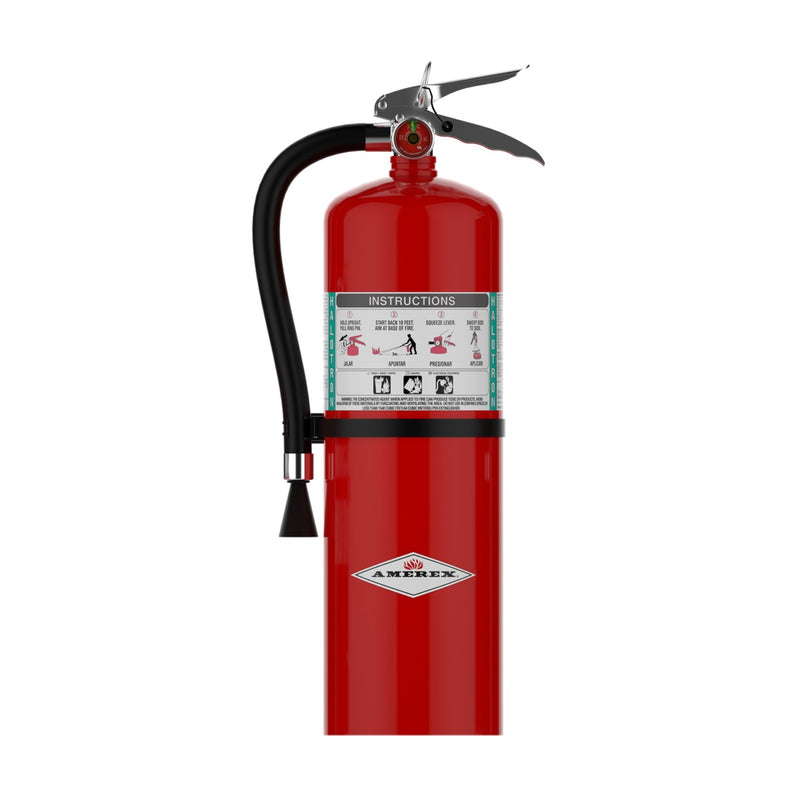 Amerex® 397 Halotron 1 Fire Extinguisher, 11 Pound, 1A10BC, With Wall Bracket, 15509 - WeSupplyIt.com