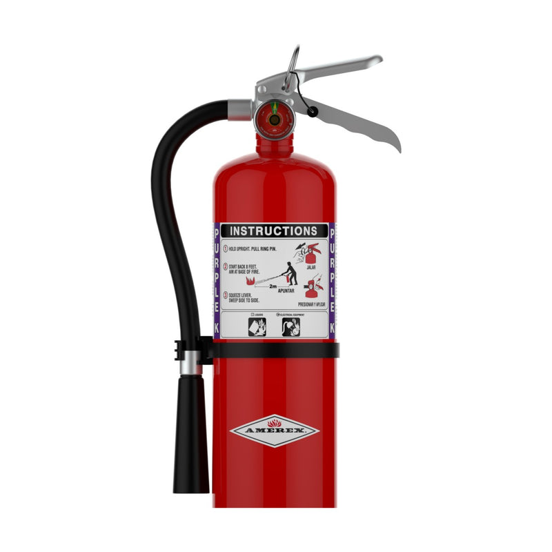 Amerex® B479 Purple K Fire Extinguisher, 5 Pound, 30BC, With Wall Bracket, 16038 - WeSupplyIt.com