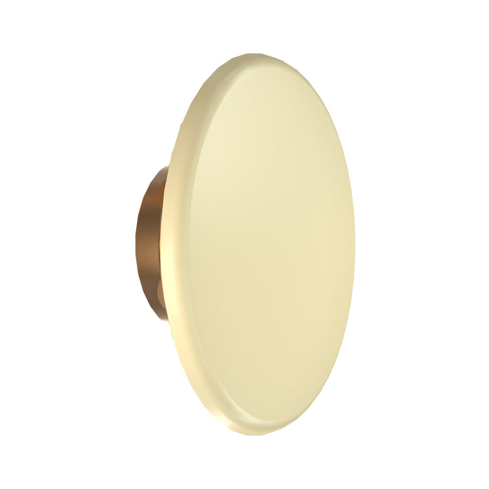 Viking® Freedom 16207 Label 16209 Horizontal Sidewall Concealed Fire Sprinkler Cover Plate Escutcheon, Ivory, 165 Degree White Label, 16207MC/I - WeSupplyIt.com
