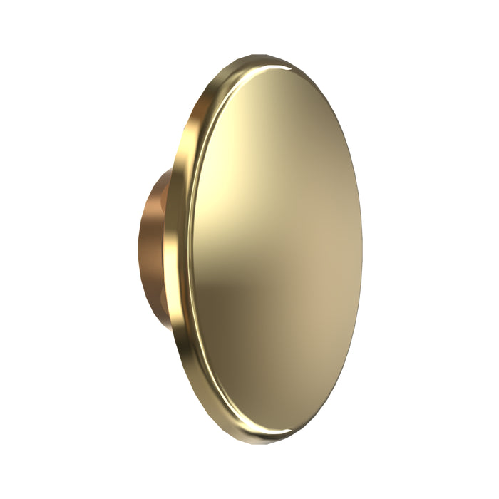 Viking® Freedom 16207 Label 16209 Horizontal Sidewall Concealed Fire Sprinkler Cover Plate Escutcheon, Bright Brass, 165 Degree White Label, 16207BC - WeSupplyIt.com