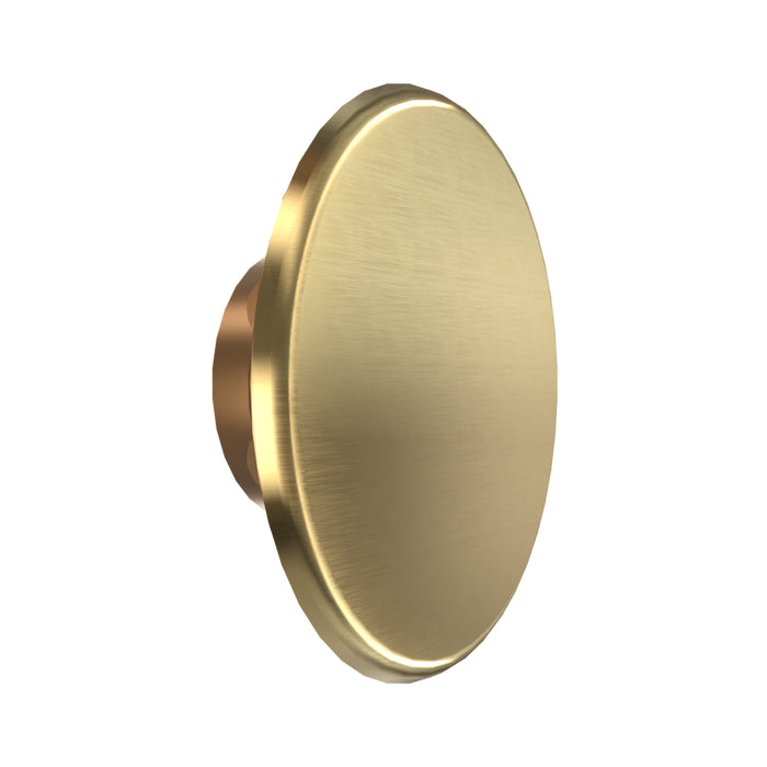 Viking® Freedom 16207 Label 16209 Horizontal Sidewall Concealed Fire Sprinkler Cover Plate Escutcheon, Brushed Brass, 135 Degree Orange Label, 16207BA/B - WeSupplyIt.com