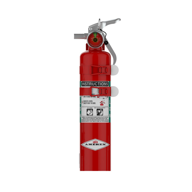 Amerex® C352TS Halon 1211 Fire Extinguisher, 2.5 Pound, 5BC, With Aircraft Bracket, 16578 - WeSupplyIt.com