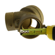 Fire Department Connection, FDC, Aluminum Break Away Caps, 2 1/2", Red, (Set of 2) - WeSupplyIt.com