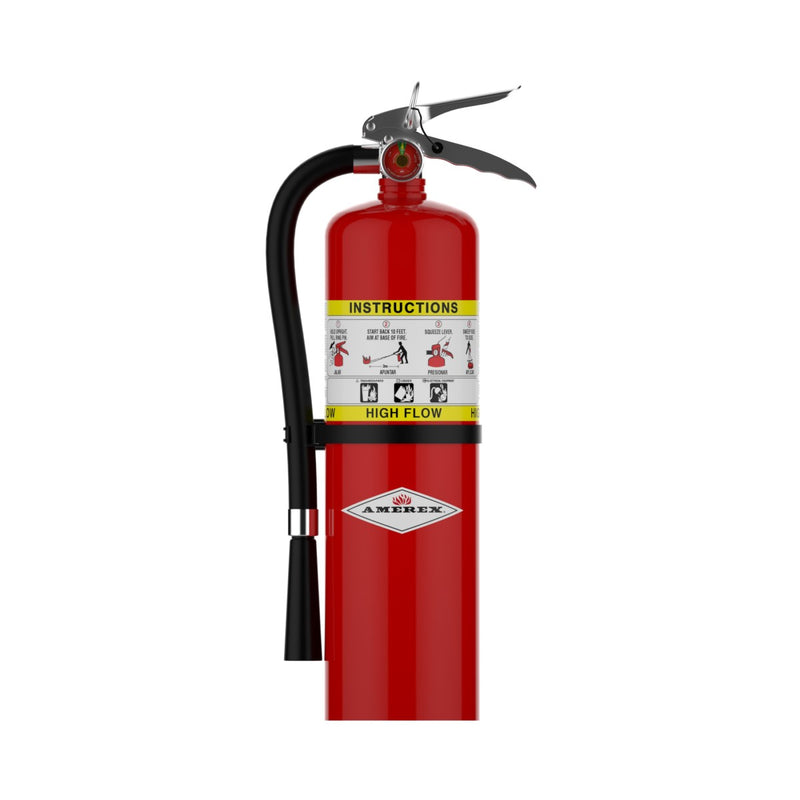 Amerex® 720 ABC Dry Chemical Fire Extinguisher High Flow 10lb, 1A20BC, With Wall Bracket, 20895 - WeSupplyIt.com