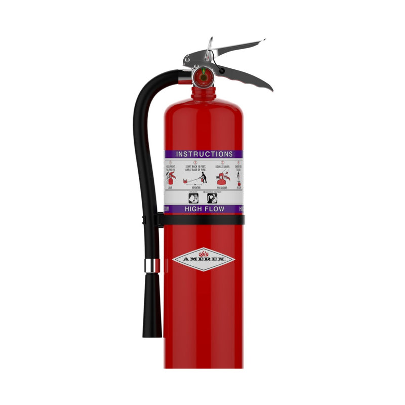 Amerex® 722 High Flow Purple K Fire Extinguisher, 10 Pound, 20BC, With Wall Bracket, 20899 - WeSupplyIt.com