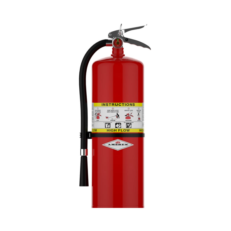 Amerex® 760 ABC Dry Chemical Fire Extinguisher High Flow 20lb, 4A60BC, With Wall Bracket, 20901 - WeSupplyIt.com