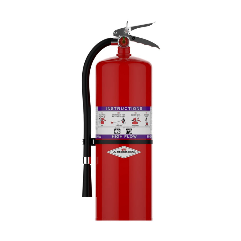 Amerex® 762 High Flow Purple K Fire Extinguisher, 20 Pound, 60BC, With Wall Bracket, 20905 - WeSupplyIt.com