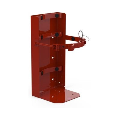Amerex® Model 809G, Fire Extinguisher Heavy Duty Box Type Vehicle Bracket, Red Galvanized, 21236 - WeSupplyIt.com