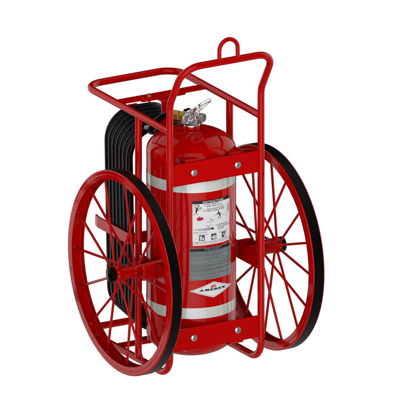 Amerex® B675  Halotron® I Wheeled Unit Fire Extinguisher, Stored Pressure, 150 Pound, 10A120BC, 23806 - WeSupplyIt.com