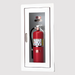 Larsen's 2409-6R Cameo Series Fire Extinguisher Cabinet, Full Glass, Steel, C24096R - WeSupplyIt.com
