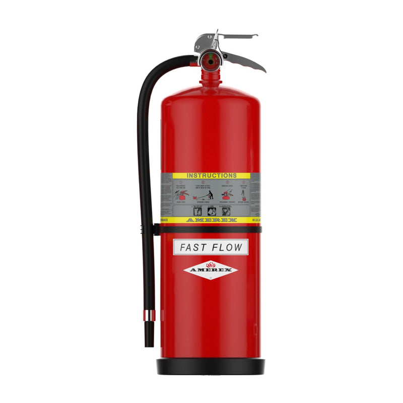 Amerex® 792 Z Series High Performance Fast Flow ABC Fire Extinguisher, 30 Pound, 4A40BC, With Wall Bracket, 26905 - WeSupplyIt.com