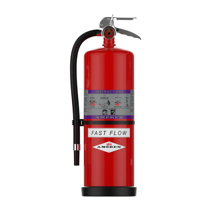 Amerex® 795 Z Series High Performance Fast Flow Purple K Fire Extinguisher, 20 Pound, 20BC, With Wall Bracket, 26910 - WeSupplyIt.com