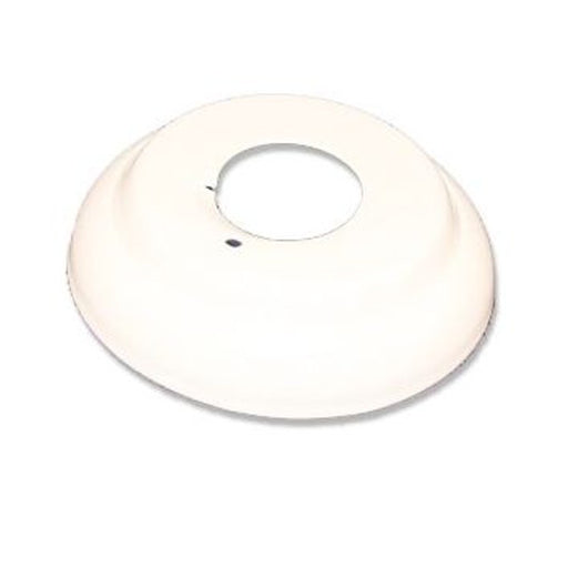 One Piece Canopy Escutcheon, Steel, 1/2" NPT, 3/4" Depth, White - WeSupplyIt.com