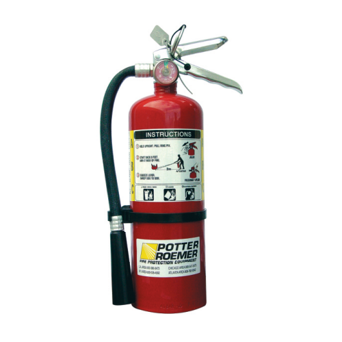 Potter Roemer 3005 ABC Fire Extinguisher, 5lb, 2A10BC, With Wall Bracket - WeSupplyIt.com