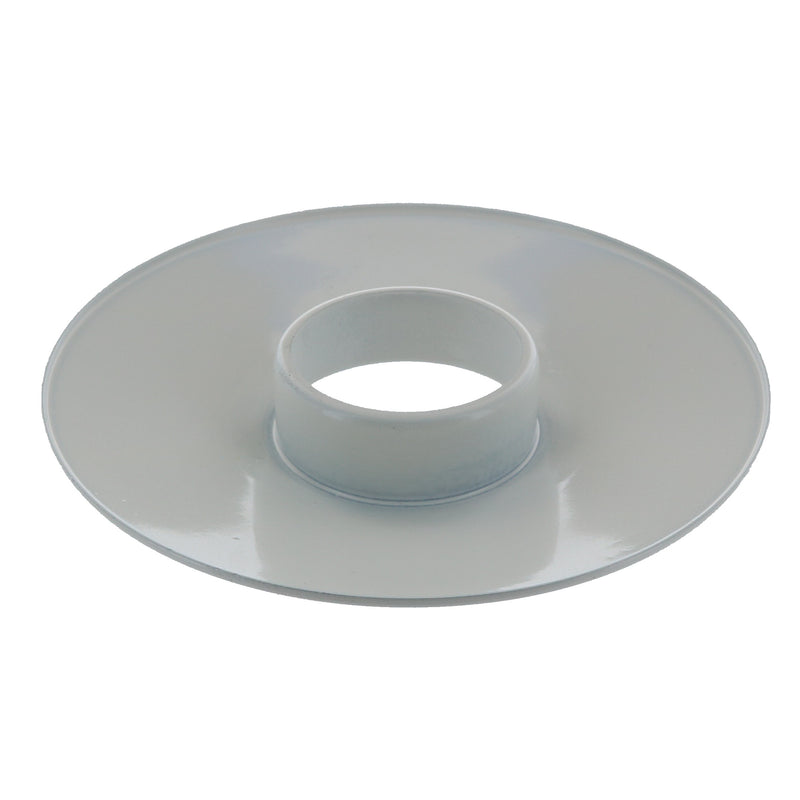 Globe Recessed Slip On Seismic Fire Sprinkler Escutcheon, 3/4" Adjustment, 3/4" NPT, White 326210-W - WeSupplyIt.com