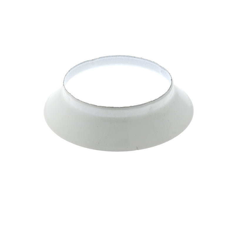 403 Aluminum (Old Style) Standard Escutcheon Skirt, White, ID 2 1/4" - WeSupplyIt.com