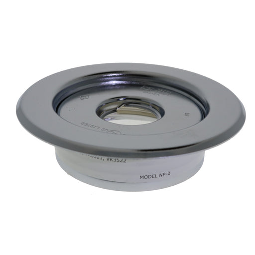 Viking Recessed NP-2 Thread On Fire Sprinkler Escutcheon, 1/2" NPT, White 22067M/W - WeSupplyIt.com