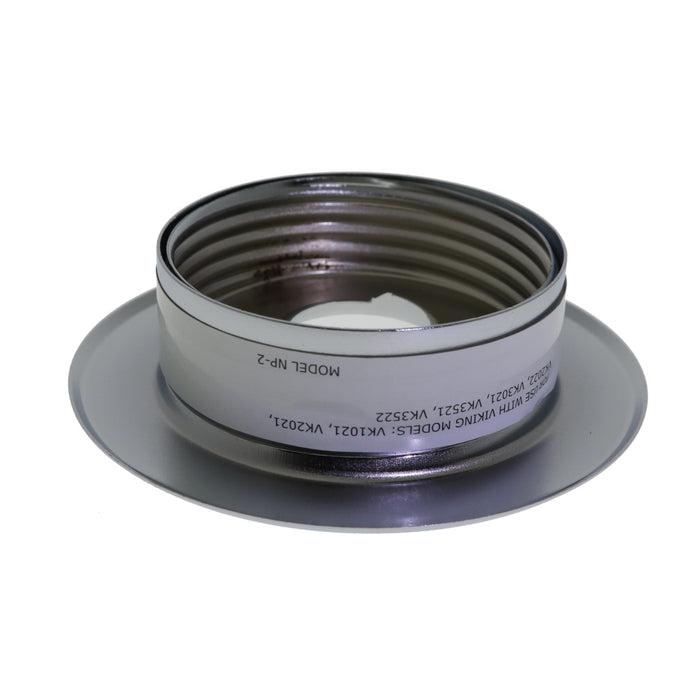 Viking Recessed NP-2 Thread On Fire Sprinkler Escutcheon, 1/2" NPT, White 22067M/W - WeSupplyIt.com