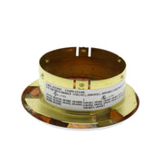 Viking Mirage Cover 23190 Label 23192C Thread On Concealed Fire Sprinkler Cover Plate Escutcheon, Standard 2 3/4" OD, Brushed Chrome, 165 Degree White Label, 23190FC/B - WeSupplyIt.com