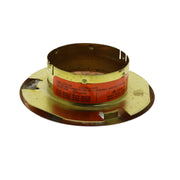 Viking Mirage Cover 23174 Label 23176A Thread On Concealed Fire Sprinkler Cover Plate Escutcheon, Large 3 5/16" OD, Brushed Chrome, 135 Degree Orange Label, 23174FA/B - WeSupplyIt.com