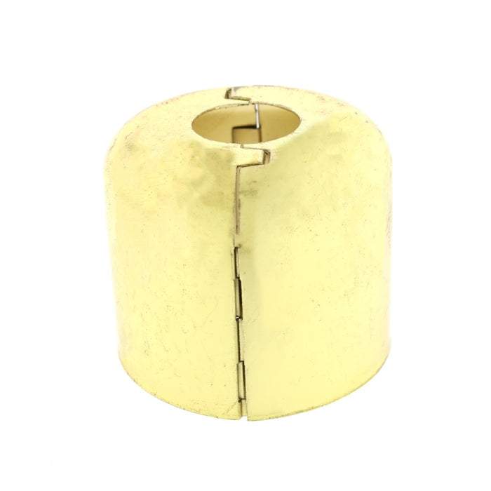 401 Steel (New Style) Split Cup Escutcheon Steel, Retrofit - 1/2" NPT, Brass - WeSupplyIt.com