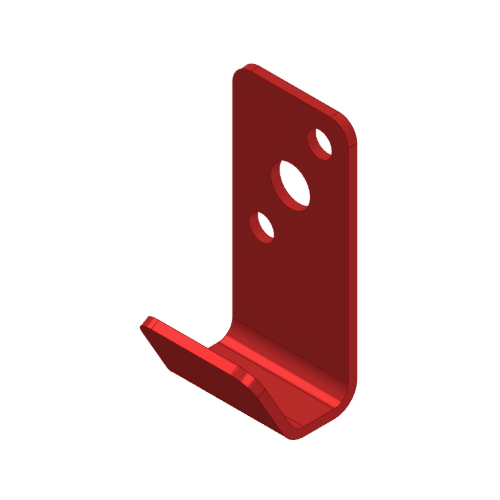 Amerex® Model 816 J-Hook Fire Extinguisher Wall Bracket, Red, 01007-P - WeSupplyIt.com