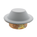 RASCO/Reliable Model CCP Domed Concealed Fire Sprinkler Escutcheon, CCP5/16, White 135 Degree, CCP05W76,  6887171318 - WeSupplyIt.com