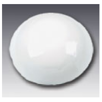 8" Raised Ceramic Channel Marker, Pavement Marker, Non Reflective, White - WeSupplyIt.com