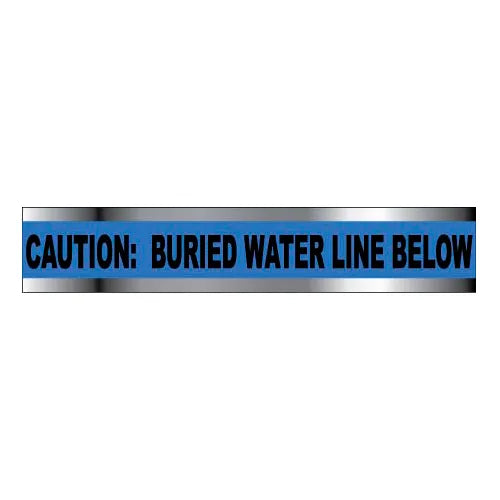 Detectable Warning Tape, Blue - Buried Water Line, 2" x 1000' - WeSupplyIt.com