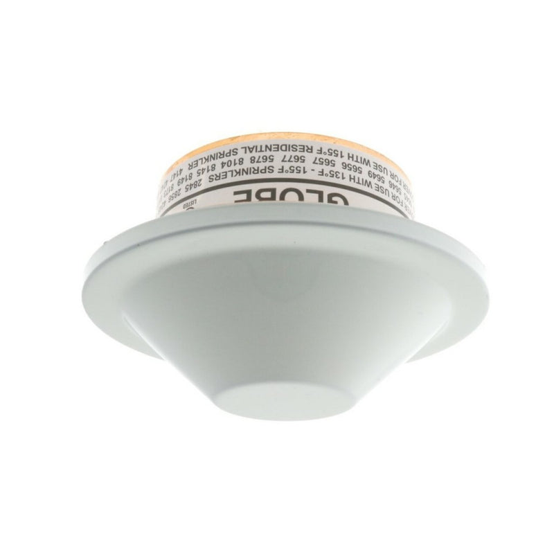 Globe 326048 Domed Concealed Fire Sprinkler Escutcheon For Pendent Sprinklers, Discontinued - WeSupplyIt.com