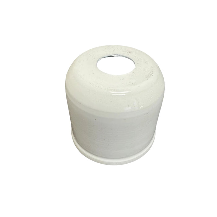 401 Aluminum (Old Style) Standard Escutcheon Cup, White 1/2" NPT - WeSupplyIt.com