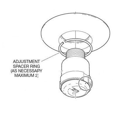 Tyco Raven Institutional Adjustable Space Ring, 56-000-1-755 - WeSupplyIt.com