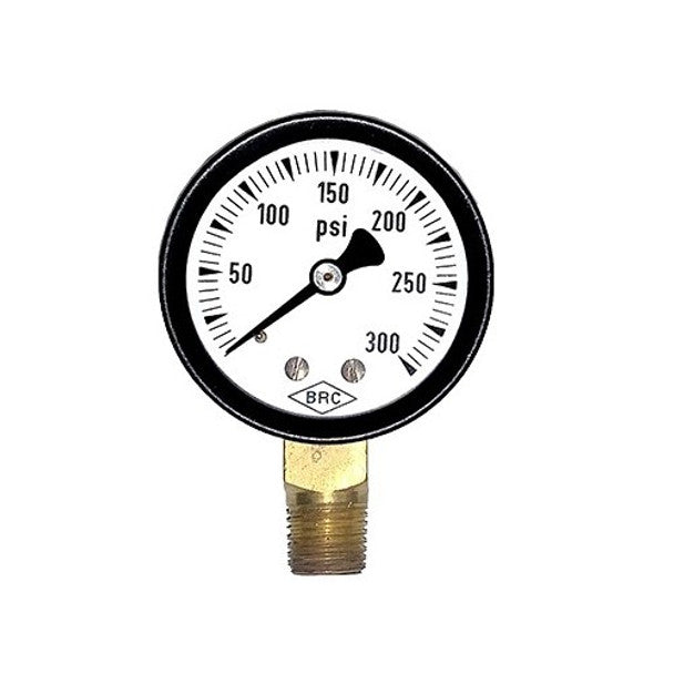 Landsdale Model LVPG2 Fire Sprinkler Pressure Gauge, 0-300 PSI, Steel, 2" Dia., 1/4" NPT - 100-325-00180 - WeSupplyIt.com