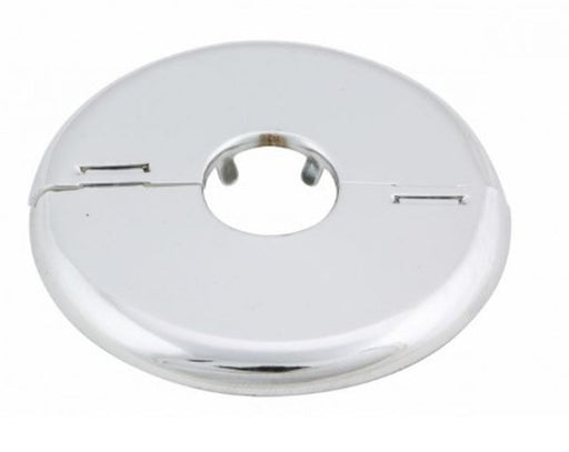 Retrofit Flat Fire Sprinkler Escutcheon, Steel, Split, 1/2" NPT, Chrome - WeSupplyIt.com