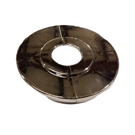 Retrofit One Piece Fire Sprinkler Escutcheon, Plastic, 1/4" Depth, Chrome - WeSupplyIt.com