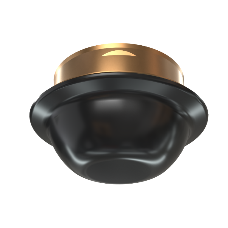 Viking Cover 12381 Label 12382A Concealed Domed Pendent Cover Plate, Black, 135 Degree, Orange Label, 12381MA/B - WeSupplyIt.com
